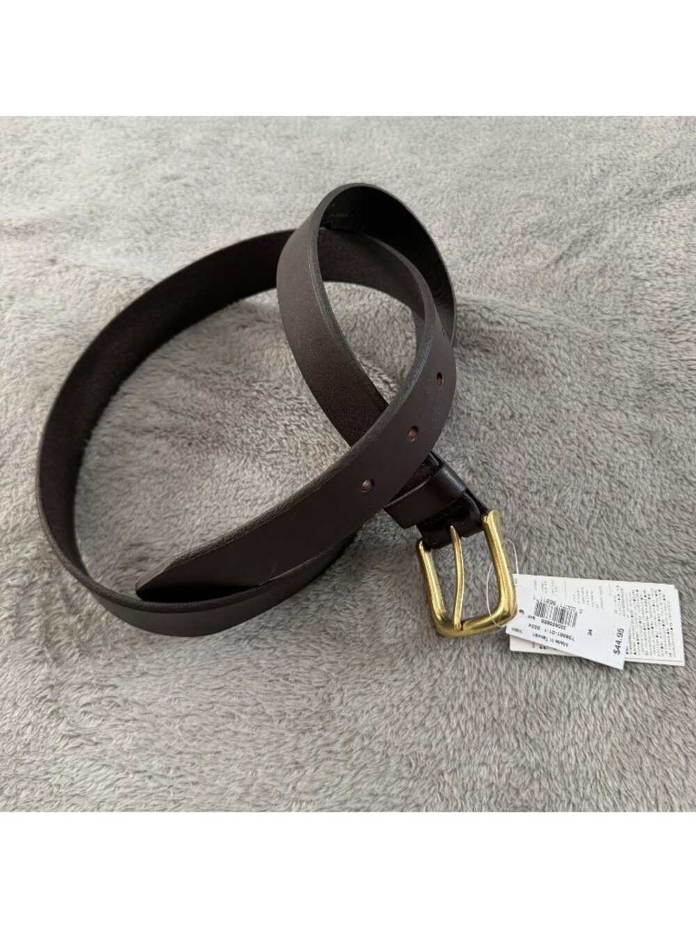 NWT Gap 2025 Brown Leather Belt Men's size 34